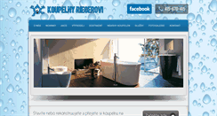 Desktop Screenshot of koupelny-kapka.cz